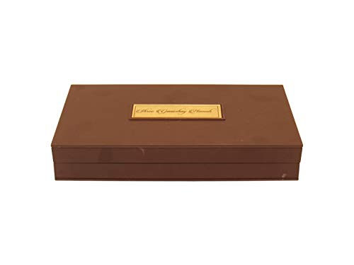 Image of GoldGiftIdeas 24K Gold Plated Shree Ganesha Photo Frame with Charan Paduka Box for Pooja Room (Dagadu Seth), Return Gifts for Diwali, Ganpati Wooden Momento Gift, Good Luck Gift