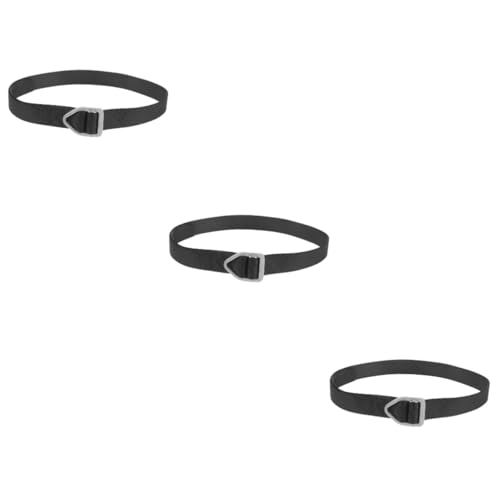 3pcs Versatile Canvas Belt for Men Military Work Belt Hiking Camping Compatibility
