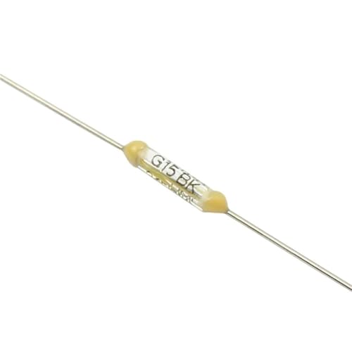 Fusible térmico G15 150 °C 2A 250V CA con terminal axial para cortacircuitos de seguridad