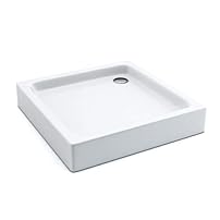 Amazon Produktbild: AQUABAD® Duschwanne Comfort Forta Plus 70x70cm Quadrat