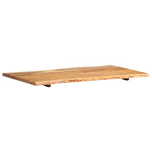 Table en bois protégée : panneau rectangulaire anti-rayures design - 7