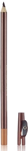 Image of Colors Queen Eye Liner & Lip Liner Pencil Enriched with Vitamin A & E | Bold & Matte Lip Liner Pencil | Highly Pigmented Lip Liner with Sharpener (21 - Coffee Brown)