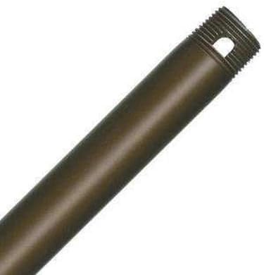 Maxim Accessory - .45 Inch Diameter Extension Rod-6 Inch Down Rod Length-Natural Aged Brass Finish