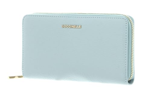 Porte-monnaie bleu aquamarine en cuir idéal pour sac à main