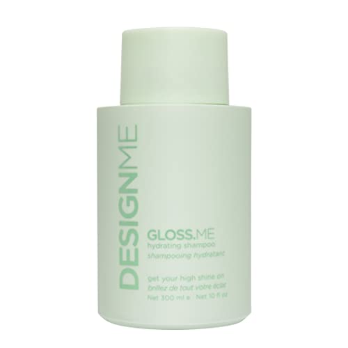 DESIGNME GLOSS.ME Hydrating Shampoo with Hemp Oil and Argan Oil | Moisturizing Shampoo for Strong, Soft and Shiny Hair | Sulfate Free Shampoo (10 Fl Oz)