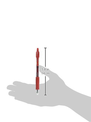 Pilot Bolígrafo Gel Retráctil Recargable Punta Extra Fina Rojo miniatura 2