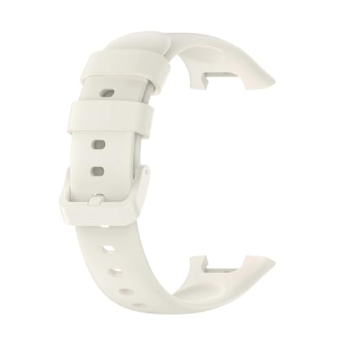 [MEVMEVGNLN] Fit For Xiaomi For Mi Band 7 Pro ���X�g�o���h �t�̃V���R���u���X���b�g �X�}�[�g�E�H�b�` ���X�g�X�g���b�v�ɓK��(Creamy white 07)