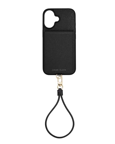 Montre automatique Anne Klein femme en cuir noir élégante