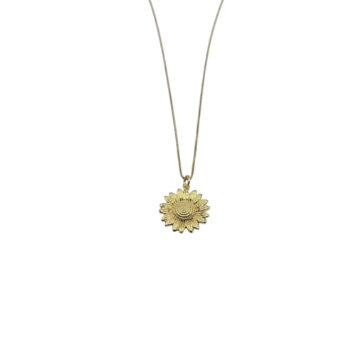 Pendentif tournesol collier tendance pour sublimer vos tenues de fête et anniversaire