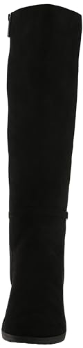Anne Klein Womens Faux Suede Block Heel Knee-High Boots2