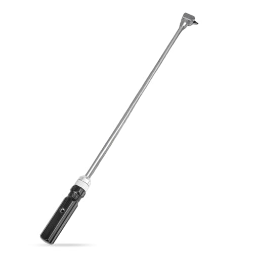 Image of Pilot Screw Adjustment Tool, 18.89in Carburetor Pilot Screw Adjusting Tool, 90 Degree Angled Head Metal Replacement for Carb ATV UTV Snowmobile
