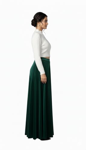 Image of Winter Woolen Blouse for Women | Stretchable Winter Wear Full Sleeve Round Neck Pullover | Geometry Knitted Design | Free Size Up to 38 Bust Thermal Wool Blouse White