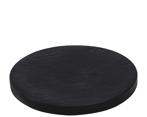 Ondis24 Pflanzenroller bis 150 kg Blumenroller mit unsichtbaren Rollen Möbelroller Kübelroller Pierre (⌀ 30cm, Anthrazit)