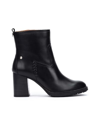 Pikolinos Botines de tacón en Cuero PALENCIA para Señora Color Black
