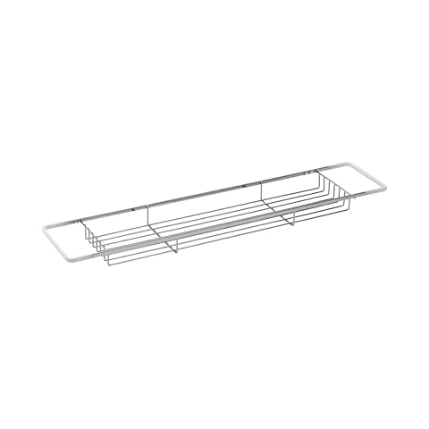 Croydex Chrome Bath Organiser Tray Cover