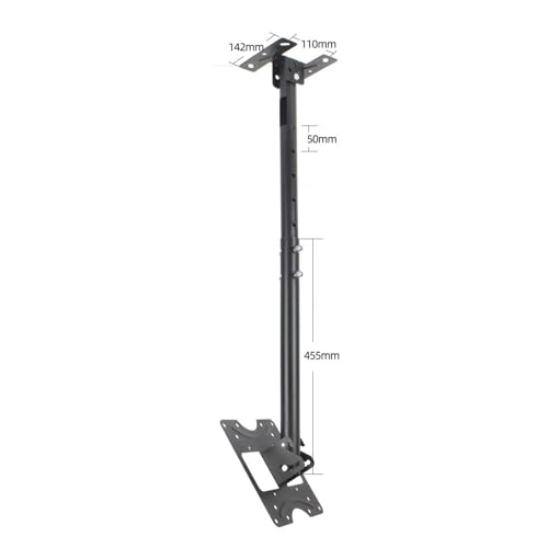 Support plafond TV inclinable pour optimiser l'espace des petits salons - 3