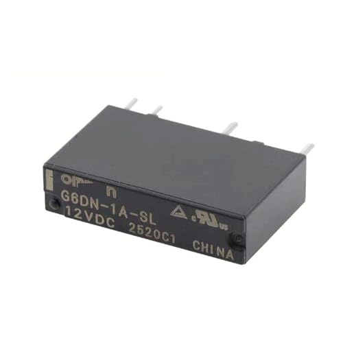 Relé electromecánico G6DN-1A-SL-12VDC miniatura de 4 pines 5A para control industrial 5