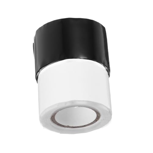 TOYZFRIENDY 2 rollos Cinta de Silicona Autoadhesiva Cinta de Sellado Resistente para Reparación de Tuberías y Fugas Blanco y Negro Uso para Agua