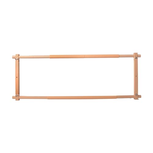 Cadre de broderie carré en bois avec clips PVC pour matelassage