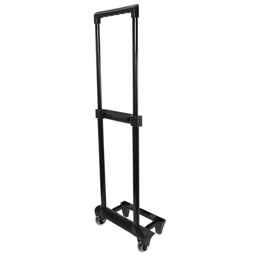 TOBBOMEY Carrito de Compras Plegable con Ruedas y Mango Ergonómico Carrito de Aluminio Resistente Compacto y Ligero para Hogar Viajes y Oficina sin Bolsa ni Cuerda Diseño Ahorra