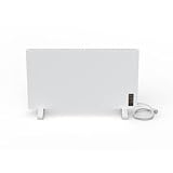 Termoplaza | Infarotheizkoerper mit Thermostat | 400 W | Wirtschaftliche | Wandheizung Elektrisch | Heizung Infrarot | Infrarotheizung Tafel | Infrarotpaneel Wand oder Boden | Kabel rechts | Weiß