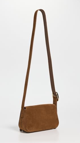 Madewell Women's Soft Grain Flap Crossbody Fringe Bag, Aged Cognac, Brown, One Size4