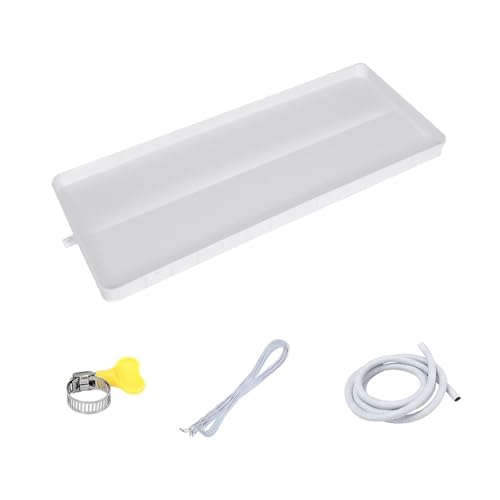 Bac de récupération des condensats pour climatiseur central avec kit de vidange de fenêtre