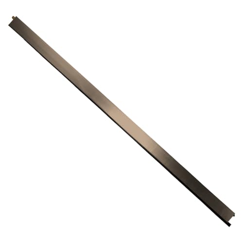 AMIG 2890 - Burlete Modelo 3 | Burlete automático de atornillar | Cierre de goma | Mecanismo interior de acero inoxidable y tope de latón | Autonivelable | Recortable | 82 cm | Bronceado | Aluminio