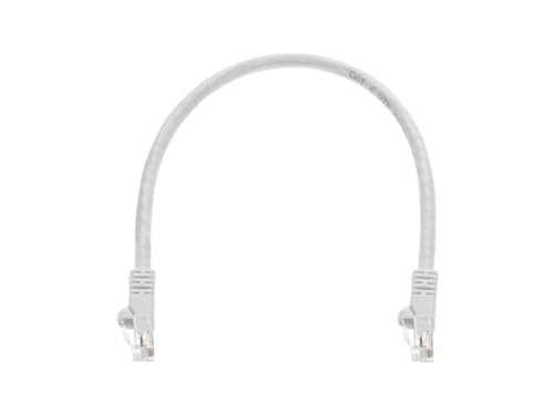 Cable de red Monoprice Cat6 UTP 1FT RJ45 blanco miniatura 4