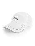 BLUEWING Men's Adjustable Fishing Cap Quick Dry Breathable Outdoor Sport Mesh Cooling Sun Hat with Sunshield, White