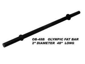 Ader 2'' Olympic Fat Bar 48'', 84'' Barbell
