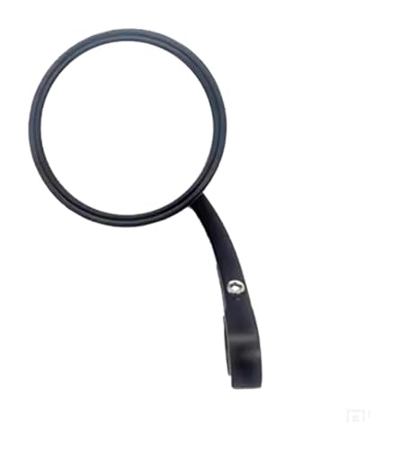 Rétroviseurs de guidon de moto pliables pour embouts de guidon standards (la paire)