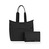 Diaper Greentom Diaper Bag, Noir et argent, 35 x 35 x 15 cm, Simple diaper bag with changing mat (including multiple pockets and bottle holder)