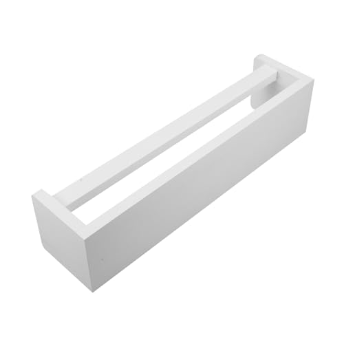 POPETPOP Estante Especiero de Pared de Vintage Blanco Organizador Multifuncional para Botellas de Especias Soporte Práctico para Condimentos Fácil Instalación y de