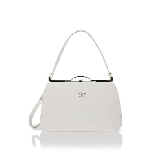 Image of Lavie Luxe Women's Book Satchel Frame Satchel Handbag | Satchel Bag for Work | Ladies Purse | Stylish Shoulder Bag | Gift For Women