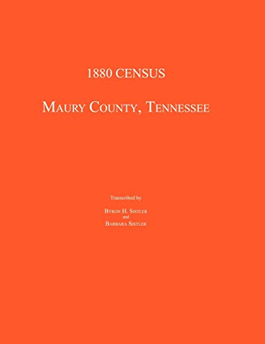 1880 Census, Maury County, Tennessee