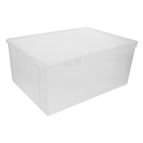 Healifty CD Storage Box Transparent Dustproof Organizer for Dvds Lightweight and Portable Case for Home Travel and Car Use present for Collectors