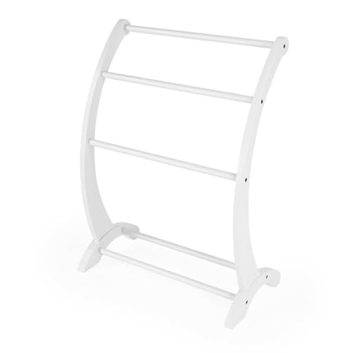 Butler-Specialty-Company-Nathaniel-Blanket-StandTowel-Rack-White Butler Specialty Company Nathaniel Blanket StandTowel Rack White