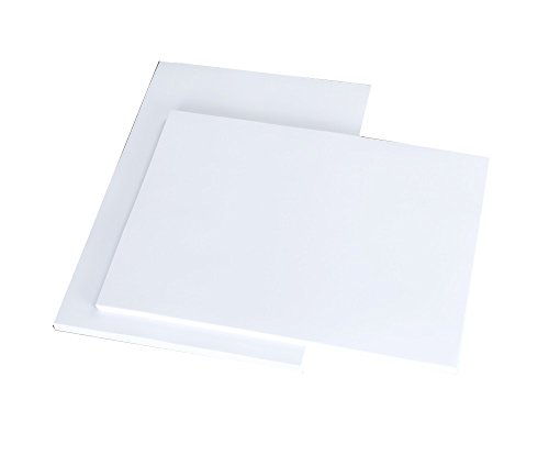 Lot de 50 feuilles cartonnées 300 g/m² de marque House of Card & Paper, format A5, blanc