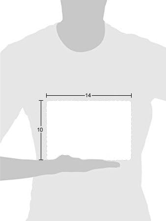 Miniatura 6 de Manteles individuales desechables de papel  Premium, paquete de 100 manteles individuales con borde festoneado blanco, tamaño perfecto 10 x 14