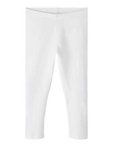 NAME IT Mädchen Nkfvivian Ff Noos Capri Leggings, Bright White, 134 EU