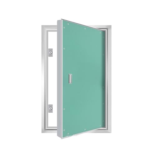 Trampilla pladur para ocultar cables y tuberías en baños con panel de acceso de 30x40 cm 2
