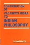 Contribution of Va¯caspati Mis´ra to Indian philosophy 8177020021 Book Cover