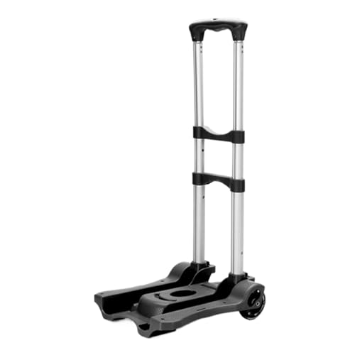 Carretilla plegable resistente aluminio y plástico negra miniatura 1