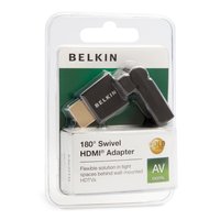 Belkin Blk-F3Y039Bf Hdmi To M/F Dik Açı Gold Adaptör, 90", Siyah