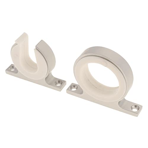 FJMQHU Metal Snap Lock Rod and Reel Storage Hanger Rack Set for Boat, Car, Van