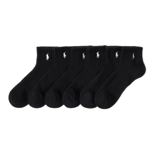 Polo Ralph Lauren 6-Pack P67 Logo Quarter Socks