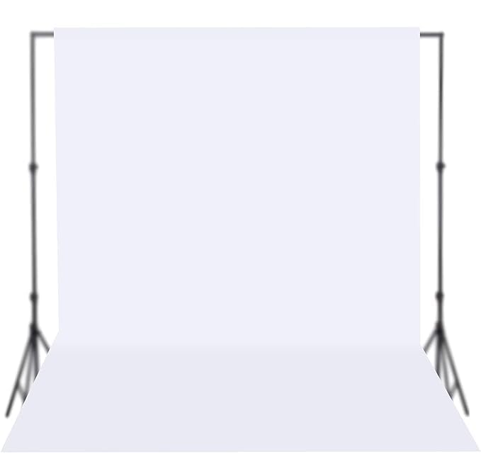 ALFASIYA White Screen Backdrop, Chromakey Photo Backdrop Seamless Muslin Cloth Fabric for Recording, Photography Studio, Steaming, Zoom Meeting (8 * 9 Foot) (B0B8RWWFDN) Amazon Price History, Amazon Price Tracker