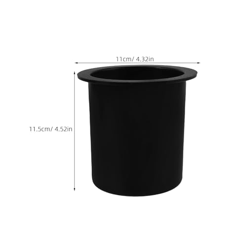 Portavasos plástico negro para carro y sofa 2 piezas miniatura 2
