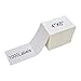 Immuson Fanfold 4 x 6 Direct Thermal Shipping Labels with Perforations, 1000 Labels, Permanent Adhesive, White Mailing Labels for Zebra Thermal Printer